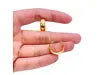 18ct Yellow Gold Pair Of High Polished Dome Hoop Huggie Earrings 10.8mm Diameter  Gold earring