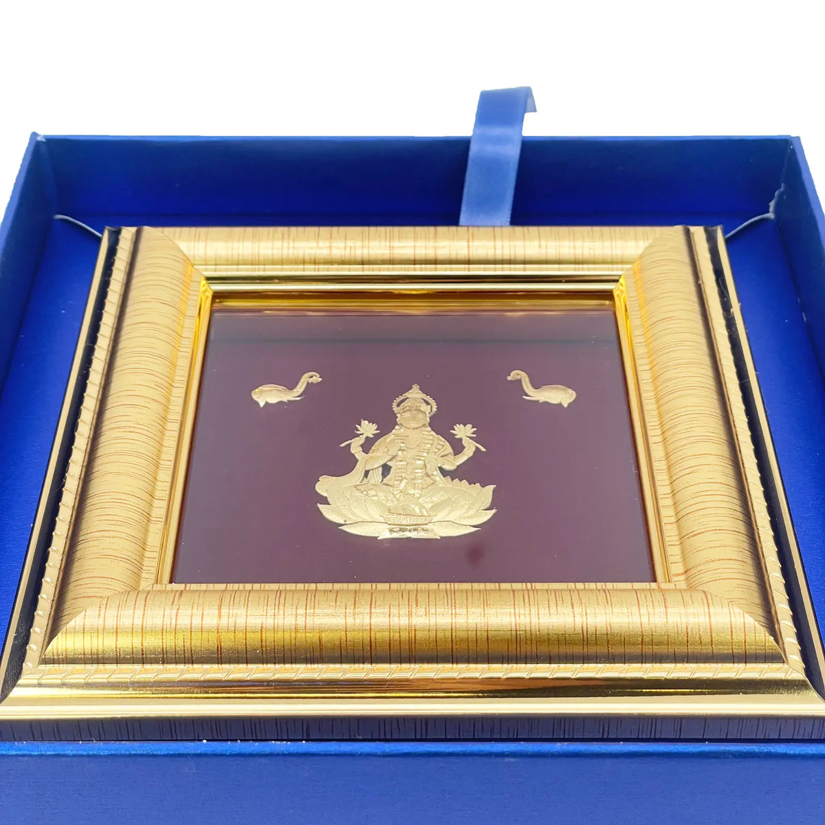 24ct Pure Gold Leaf Lakshmi Frame 13.9 x 13.9cm 