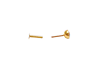 22ct Yellow Gold Round Bezel Children's Stud Earrings 2.5-4.5mm